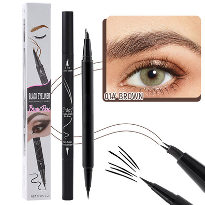 Double-ended Two-pronged Eyebrow Pencil