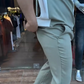 Men's Casual Crew Neck Top and Pants Set