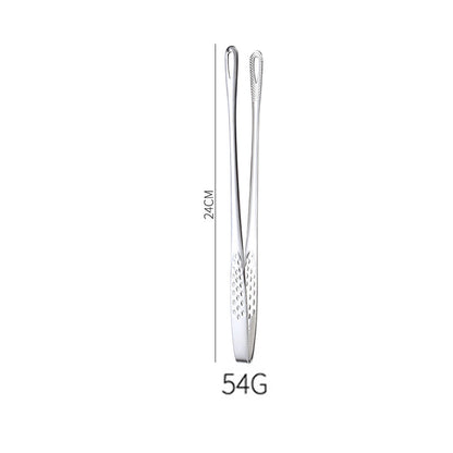 28cm Super Long Stainless Steel Grill Tongs