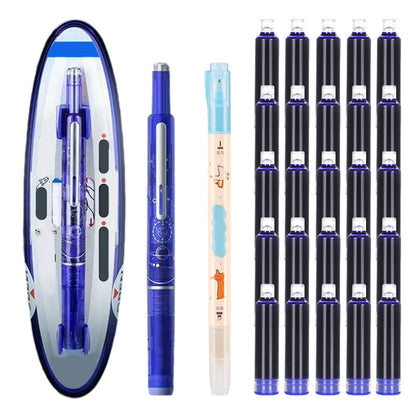 Quick-Dry Retractable Fountain Pen