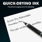 Quick-Dry Retractable Fountain Pen