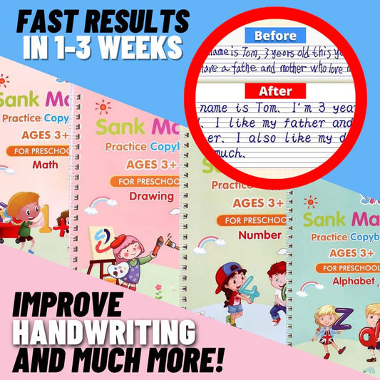 ⏳LIMITED SALE 60% OFF🔥📓Children's Magic Copybooks