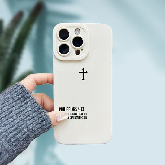 📱Matte Cross Pattern iPhone Case