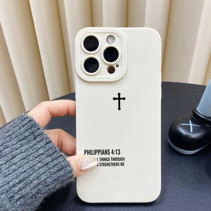 📱Matte Cross Pattern iPhone Case